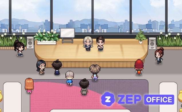 Thumbnails of 【オフィス】 カラフル大形会議室